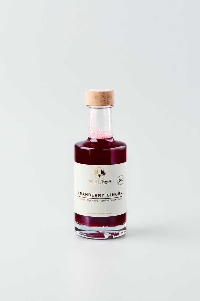ORGANIC CRANBERRY GINGER SHOT 200ml 
